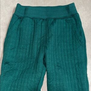 Goodfellow & Co Green Ribbed Jogger Sweat Pants Comfort Loungewear